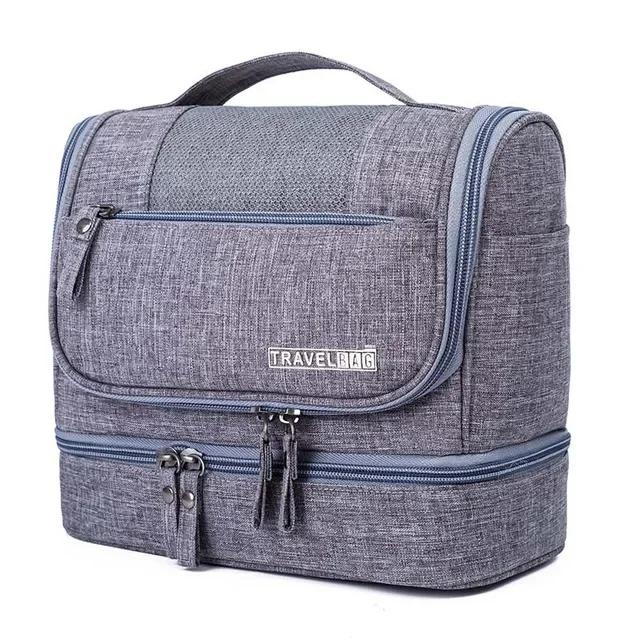 Men Necessaries Hanging Make Up Bag Oxford Travel Organizer Cosmetic Bags for Women Necessaries Make Up Case Wash Toiletry Bag