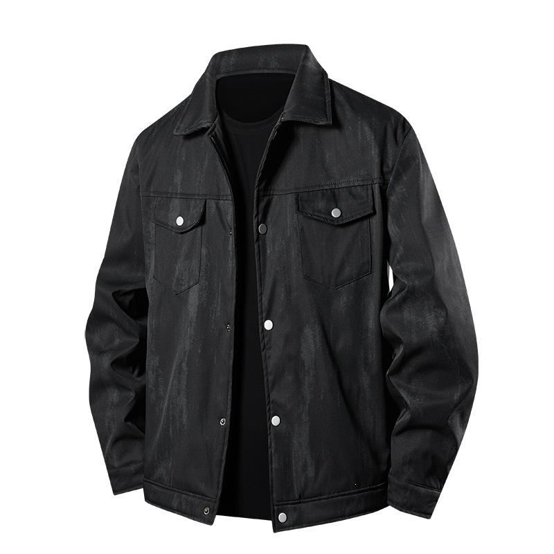 2026 Spring & Autumn Men's Trendy Jacket: Loose, Comfortable, Simple, Breathable Outerwear