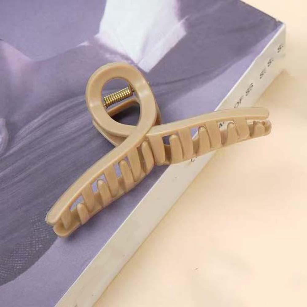 

Корейский стиль Эластичный пластиковый зажим для волос Безопасный однотонный зажим-акула Вечеринка Style 5