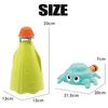 Kid Octopus Sprinkler Rotating Water Spray Toy Splashing Summer Backyard Garden Yard Lawns Beach Fun Toy Cartoon Outdoor Game