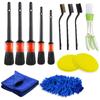 Car Detailing Brush Set Auto Cleaning Kit Multifunctioal Auto Care Tool Car Air Vents Rim Cleaning Dirt Dust Clean Tools