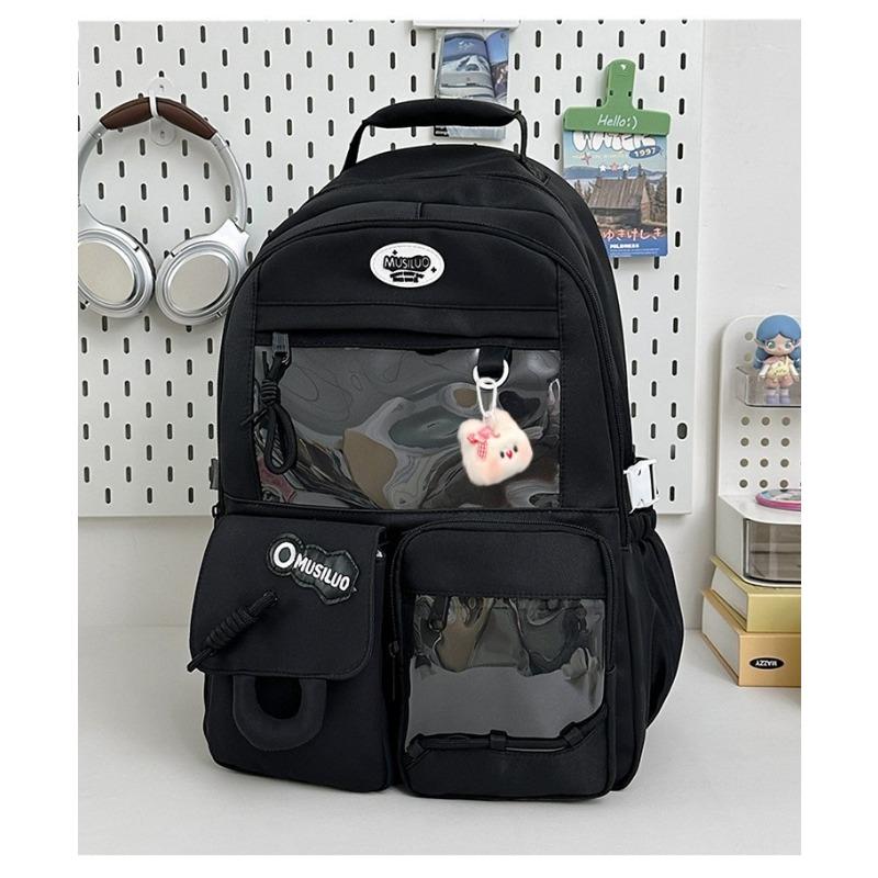New high-value college style fresh and sweet backpack junior high school students lightweight large-capacity backpack