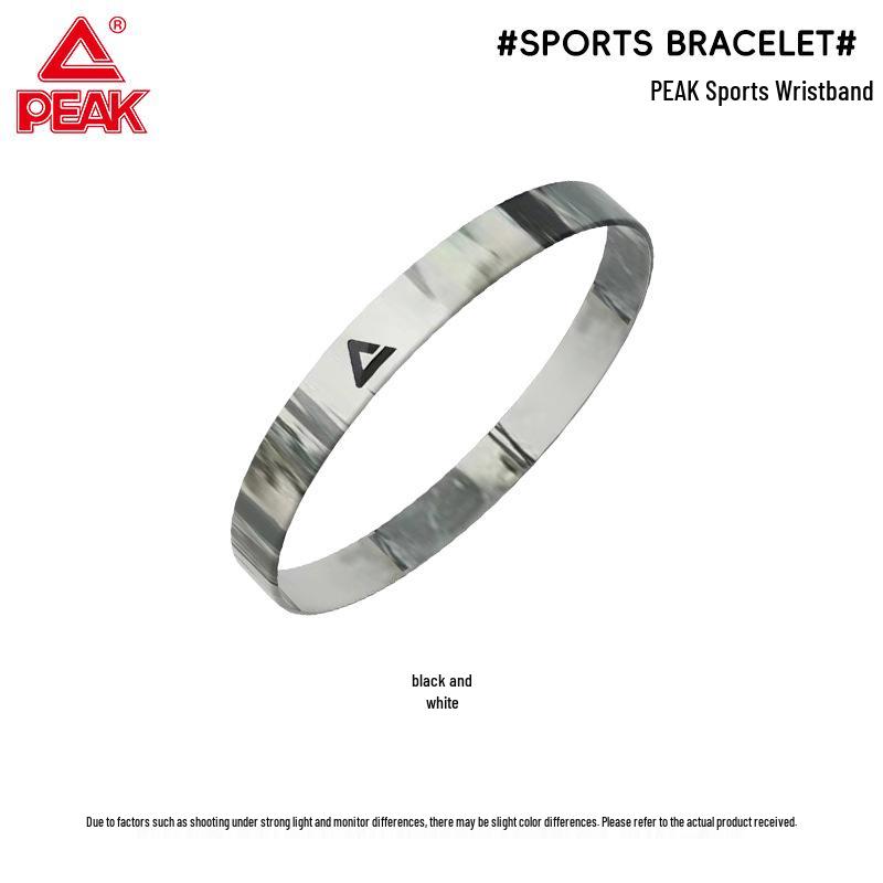 PEAK Wiggins Limited Edition Men s Basketball Wristband - Large Size One Size чёрный/белый