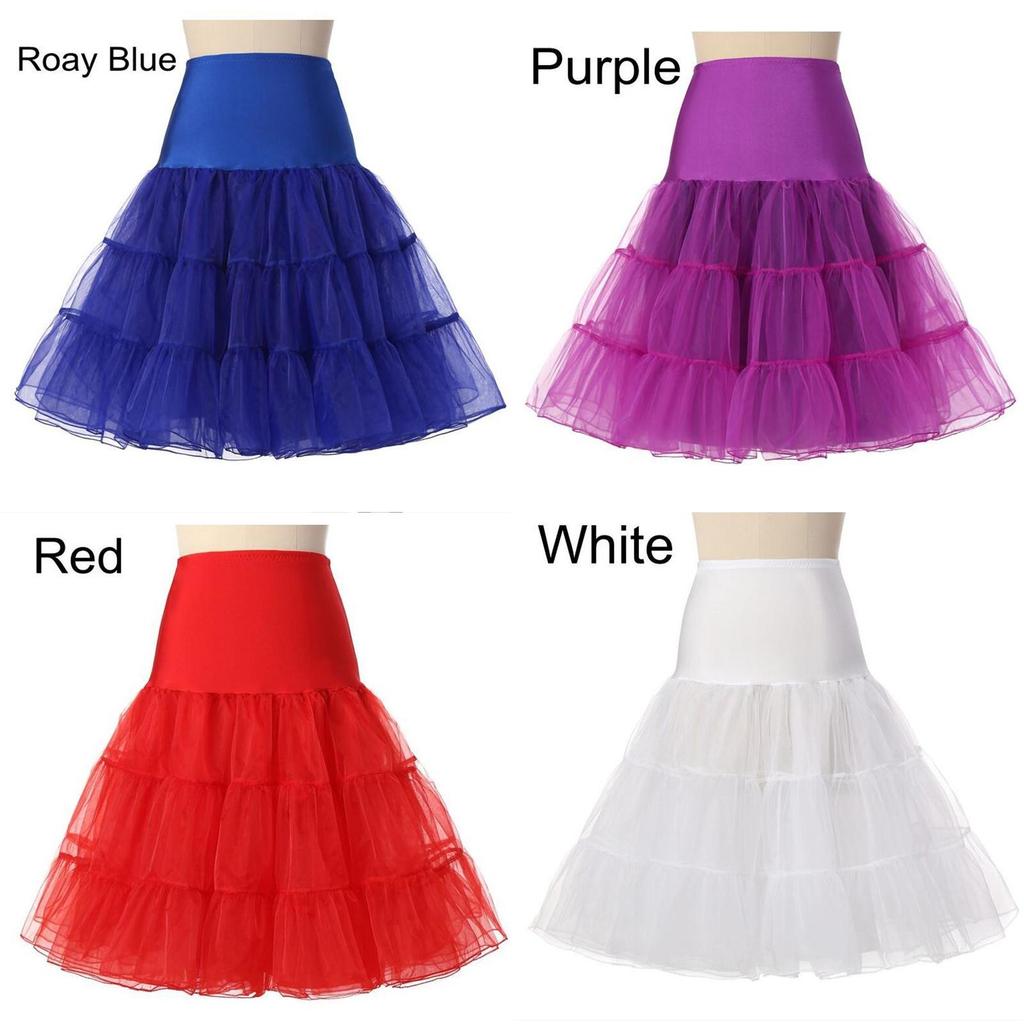 Soft Mesh Gauze Half Body Petticoat For Flare Puffy Skirts