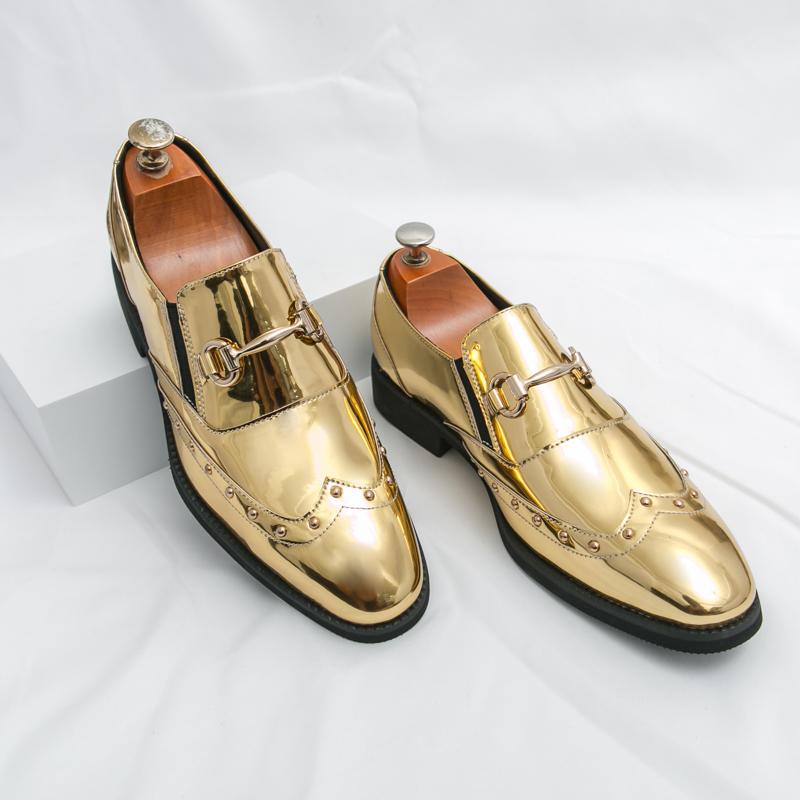 Street Trendy Leather Casual Shoes Fashionable and Comfortable Hairstylist Leather Shoes Quality Business Men's Casual Loafers