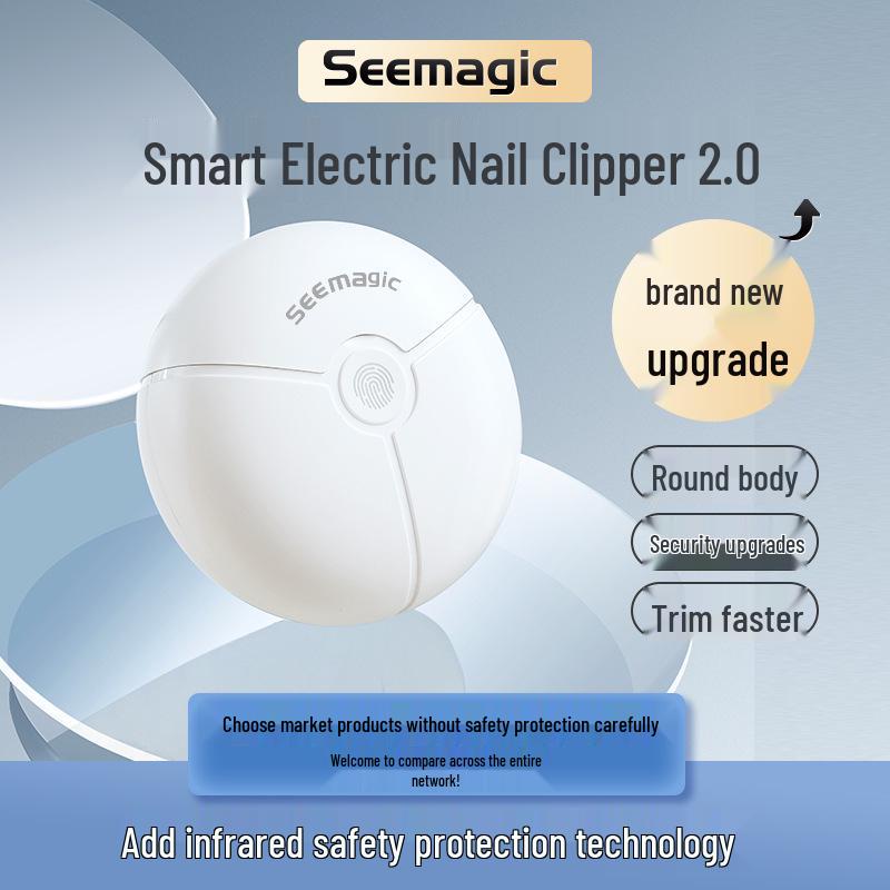 

Seemagic Electric Nail Clipper: Auto Grinding & Anti-Pinch for Kids & Seniors
