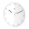 BRAUN BC17W White Classic Large Analogue Wall Clock, Analog Wall Clock, Brand Name, Interior Design [Parallel Import]