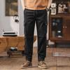 Overalls Men's Retro Straight Pants Loose Trend Pants High-end Casual Men's Slim-fit Wear-resistant Pants