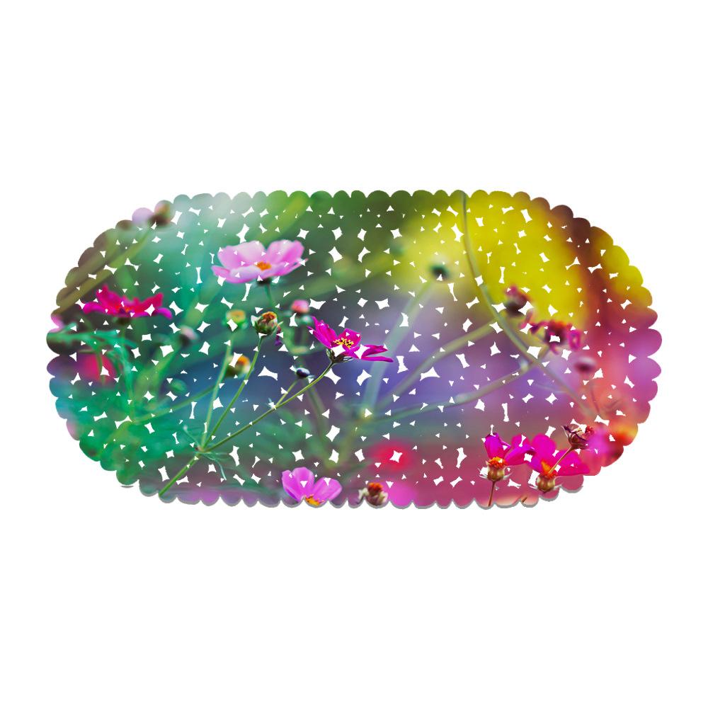 Small Flower Green Plant Map Balcony Bathroom Mat Hydrophobic Non-Slip Door Mat Swimming Pool Public Places Non-Slip Floor Mat