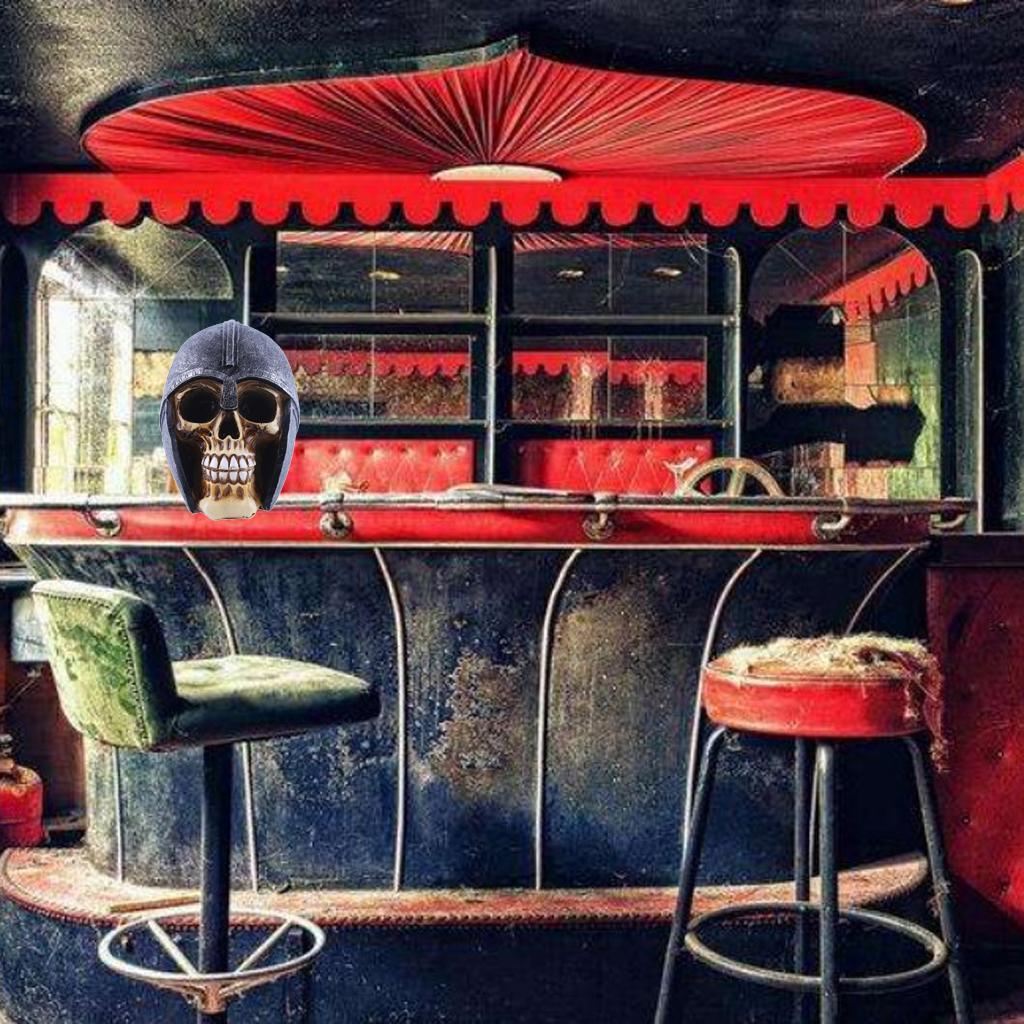 Collectable Resin Head Figurine for Home and Bar Pub Decor