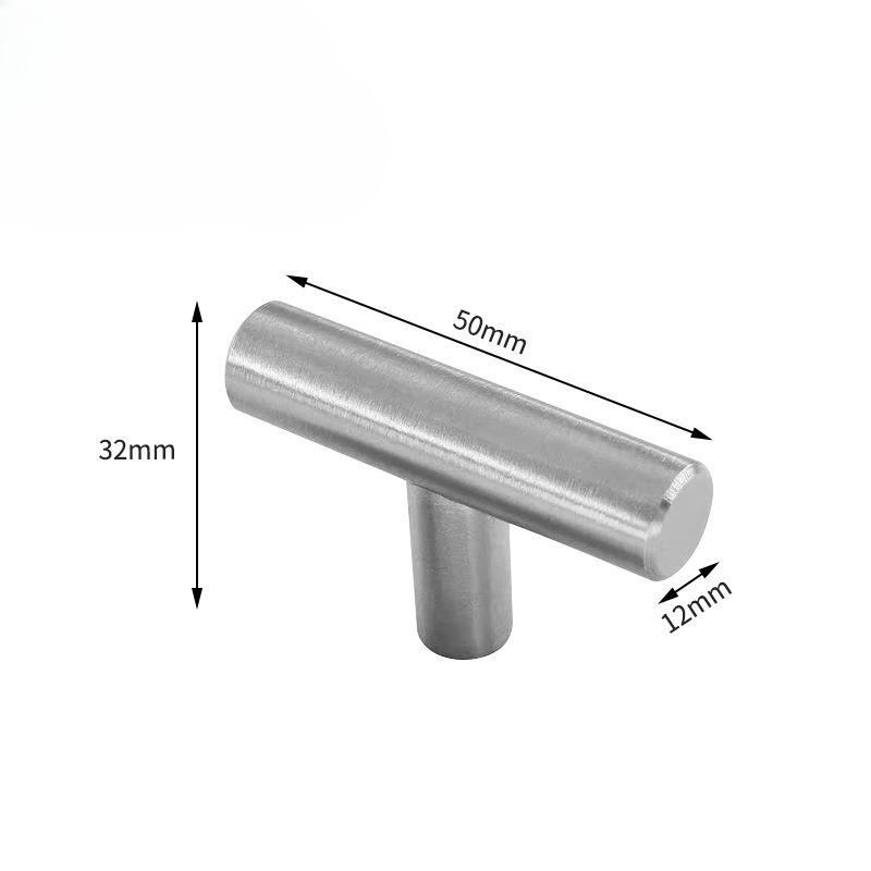 6 Pack Brushed Nickel Stainless Steel Cabinet Pulls, Modern Kitchen Drawer Handles Hardware