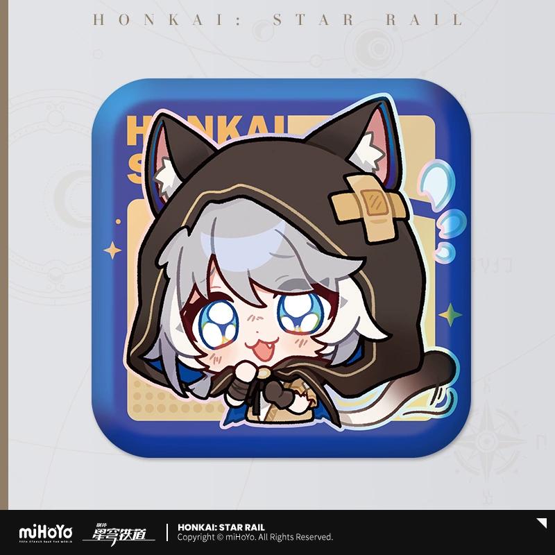 Sunsyea Honkai Star Rail Official Merch miHoYo Original Authentic PMZLG Series Keychain Badge Phainon