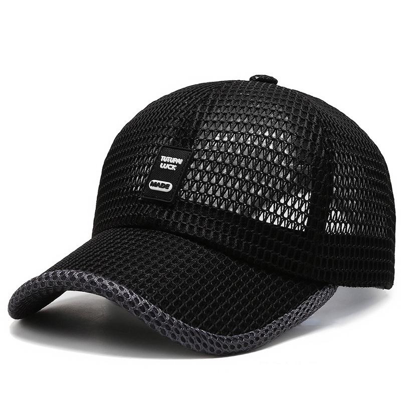 Summer Mesh Breathable Baseball Cap Men Outdoor Fishing Sun Hat Women Casual Sport Sunscreen Visor Caps