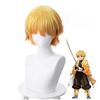 Kimetsu No Yaiba My Wife Is Good   Synthetic Cosplay Wig Yellow Gradient Orange Inverted Short Hair Anime Secondary Element