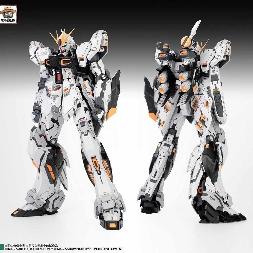 Nczzw Rx-93 Assembly Model Kit Nu Fighter Action Figure Cmm Gk Style  Model 1/100 Collection Statue Model Ornament Desk Toy Gift