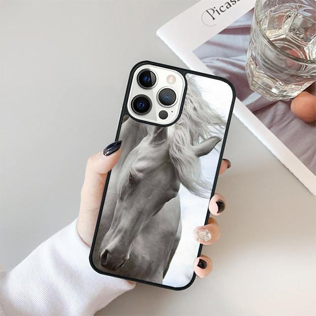 horses Running Phone Case Cover For iPhone 17 Air 15 16e 14 13 11 12 Pro Max Max Plus Back Coque shell