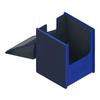 Heavy Play RFG Deckbox MAX, Holds 100 Double-sleeved Cards, Rogue Blue