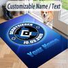 Custom Text Printed Rug Hamburger SV Non Slip Floor Carpet For Home Room Decor