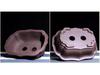 Extra-Large Breathable Purple Clay Square Bonsai Pot for Succulents and Green Plants