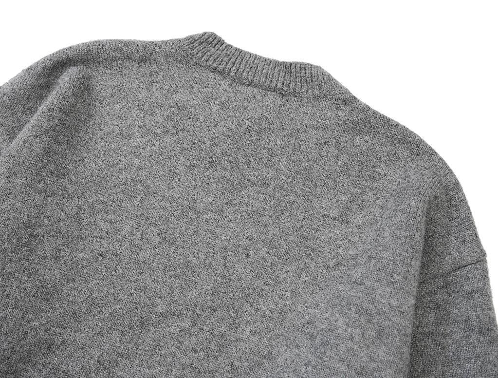 Unisex Trendy Logo Knit Sweater & Casual Shorts Combo