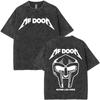 Rapper Mf Doom Turné 2026 Vintage Prané Trička Pánská Dámská Móda Oversized Trička Y2K Hip Hop Gotická Krátký Rukáv Trička