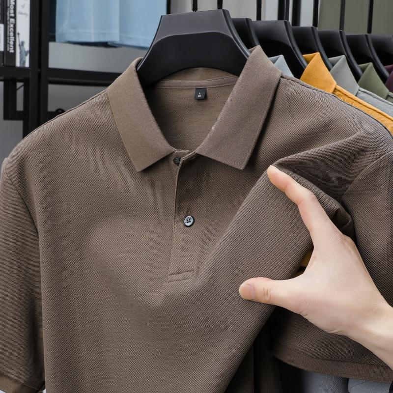 100% Pure Cotton Luxury Brand Men'S Long Sleeved Autumn Fashion Luxury Casual Comfortable Design Original Top-Level Golf T-Shirt