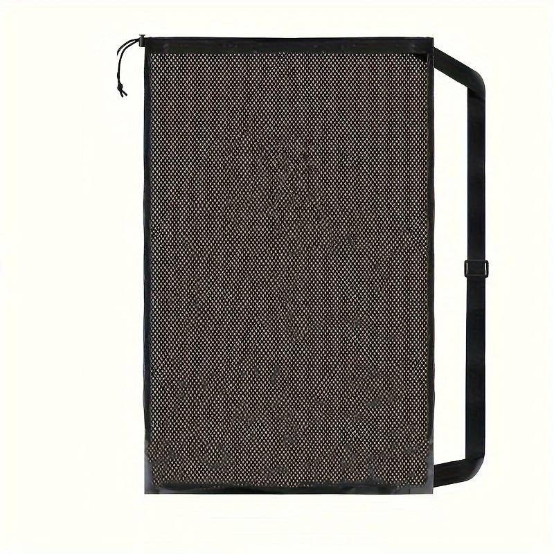 Extra Large Mesh Sports Storage Bag Drawstring Sack Adjustable Shoulder Strap for Soccer Basketball Volleyball Swimming Gear