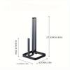 Non Slip Roll Paper Towel Holder Free Standing Tissue Dispenser Face Towel Rack  for Bathroom