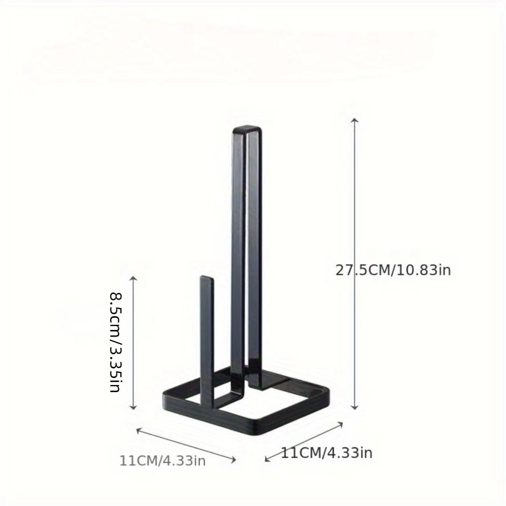 Non Slip Roll Paper Towel Holder Free Standing Tissue Dispenser Face Towel Rack  for Bathroom