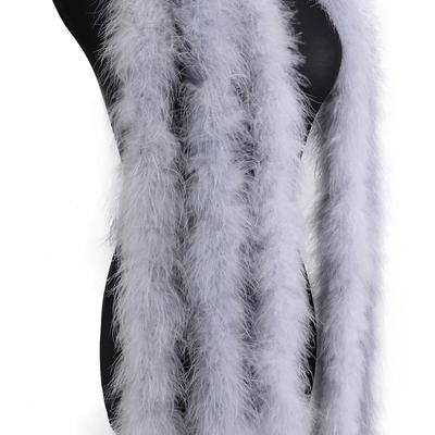 20G Soft Marabou Feathers Boa For Jewelry Crafts Accessories Wedding Party Decoration Stage Props Fuffy Turkey Plume