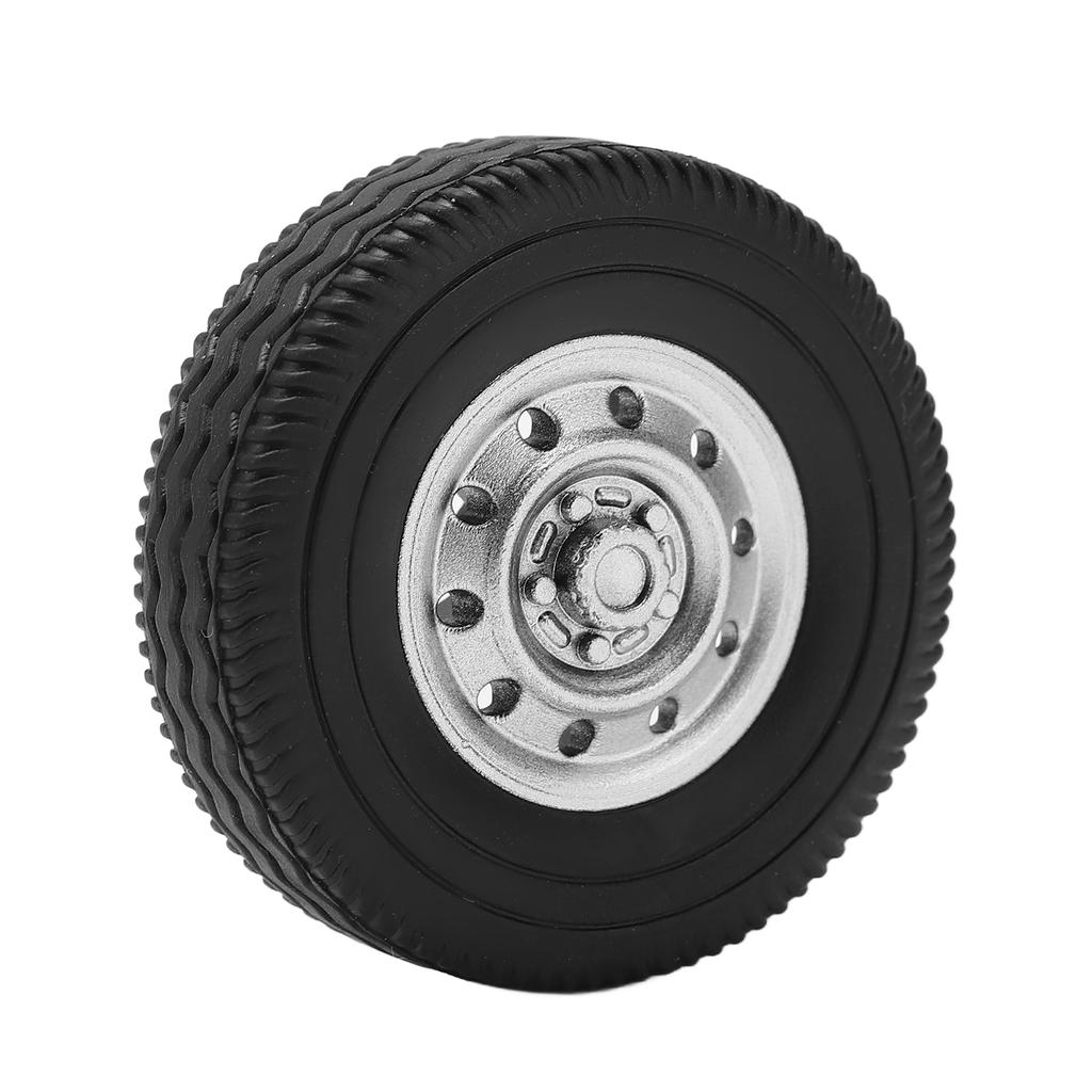 RC Car Rubber Tires Plastic Hub RC Wheel Rim and Tires for WPL D12mini Upgrade Part