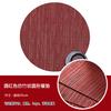 Europese 11cm ronde pvc placemat bamboe patroon huisisolatie westerse eettafelmat hotel teslin placemat onderzetter
