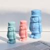 DIY Walnut Soldier Candle Silicone Mold Beard Soldier Epoxy Resin Silicone Mould Walnut Soldier Gypsum Molds Christmas Gift