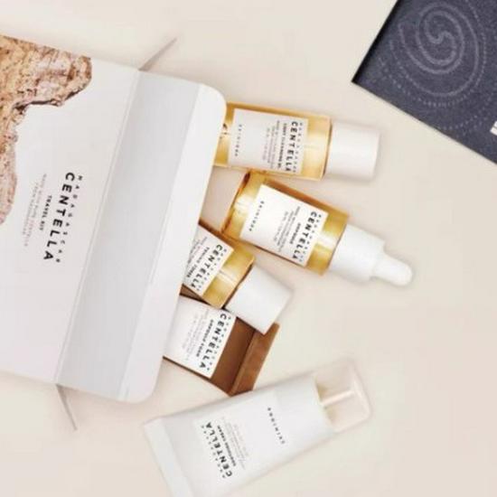 Skin1004 Centella Asiatica Travel Kit: 5-Piece Set for Soothing & Moisturizing Facial Care