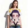 Kpop Hexenjagd Team Gaza Herren Team T-Shirt Anime 3D Damenbekleidung T-Shirt Geschenk