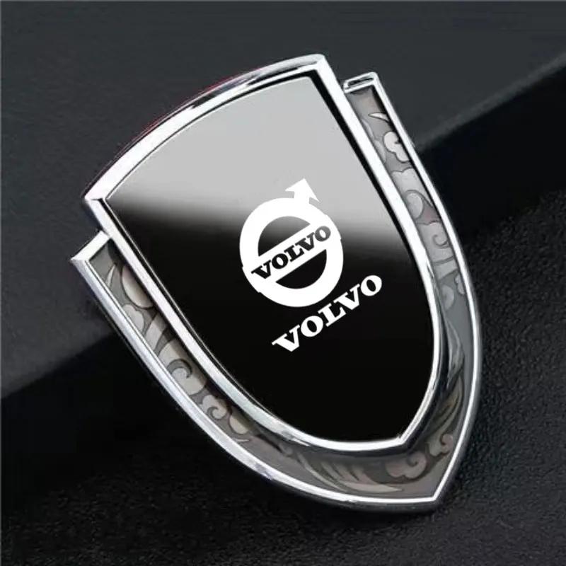 Kovový znak štítu na auto Znak na bok blatníku karoserie kufru Odznak Logo Samolepka Pro Volvo xc60 xc90 v40 v60 v50 s60 Autopříslušenství