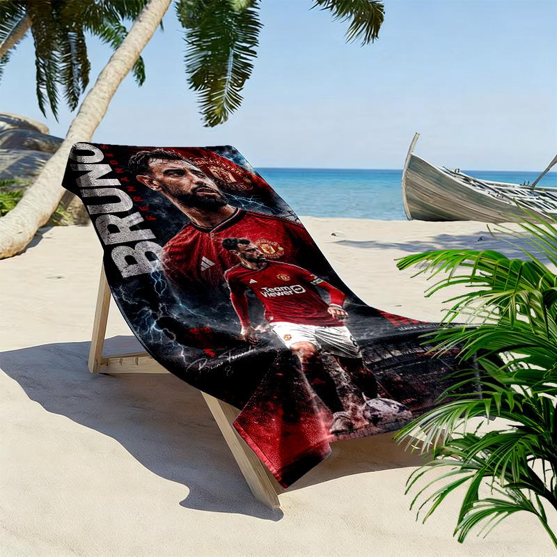 Fernandes Print Beach Towel, Large Soft Quick Dry Towel for Beach Camping Swimming