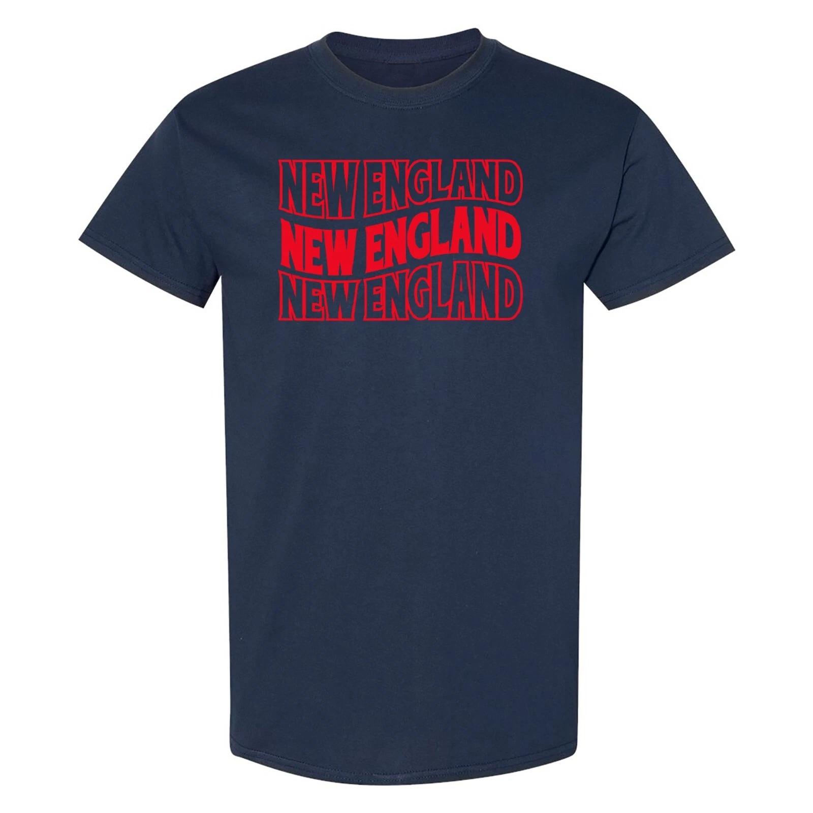 New England Wave - Sport Football Short Sleeve T Shirt - Navy 3XL