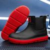 Fashion New Men Rain Boots High Quality Anti-slip Waterproof Shoes for Men Outdoor Wear-resistant Rain Shoe Comfor Fishing Camping Boots