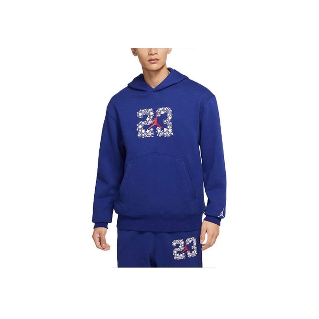 Jordan Sport Fleece Knit Hoodie Men Tops Blue DJ0220-455