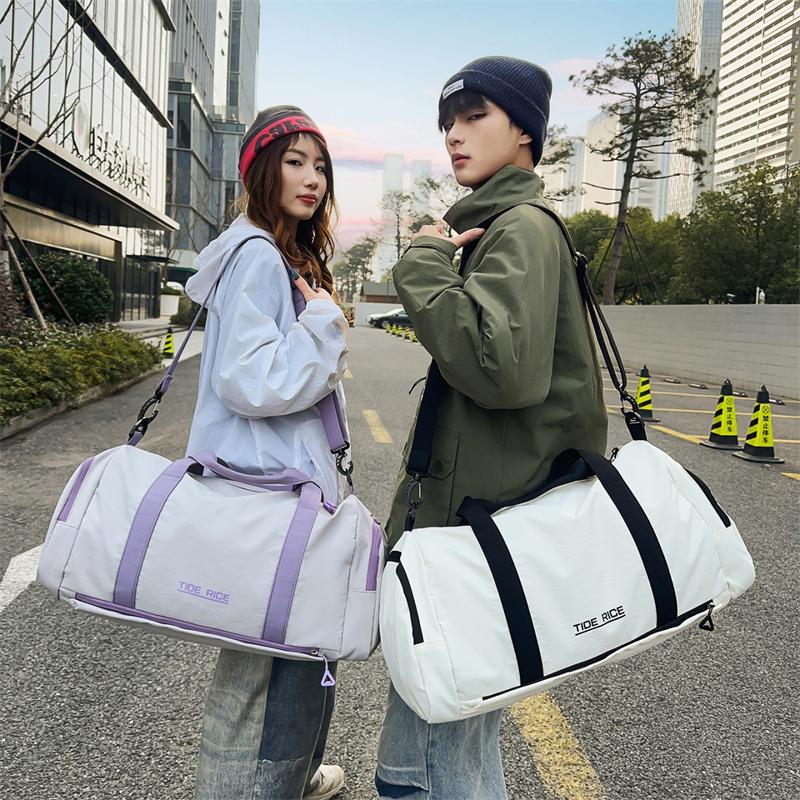 Sports Travel Bag Luggage Bag Large Capacity Yoga Bag Storage Fitness Bag Shoulder Crossbody Bag