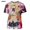 Summer Style T-Shirt Men Women T-shirt 3D Print Anime Game A Certain Scientific Railgun T Harajuku T Shirt Clothing