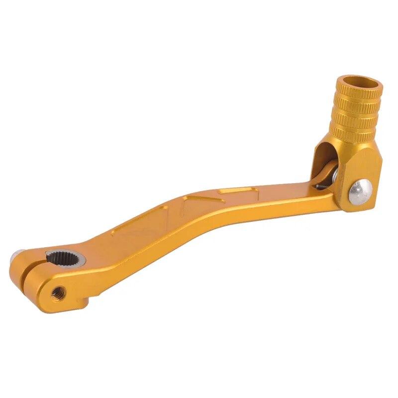 10 mm Folding Shifter Shift Lever Universal For Honda XR CRF 50 70 100 125 Dirt Bike Red Aluminum Alloy