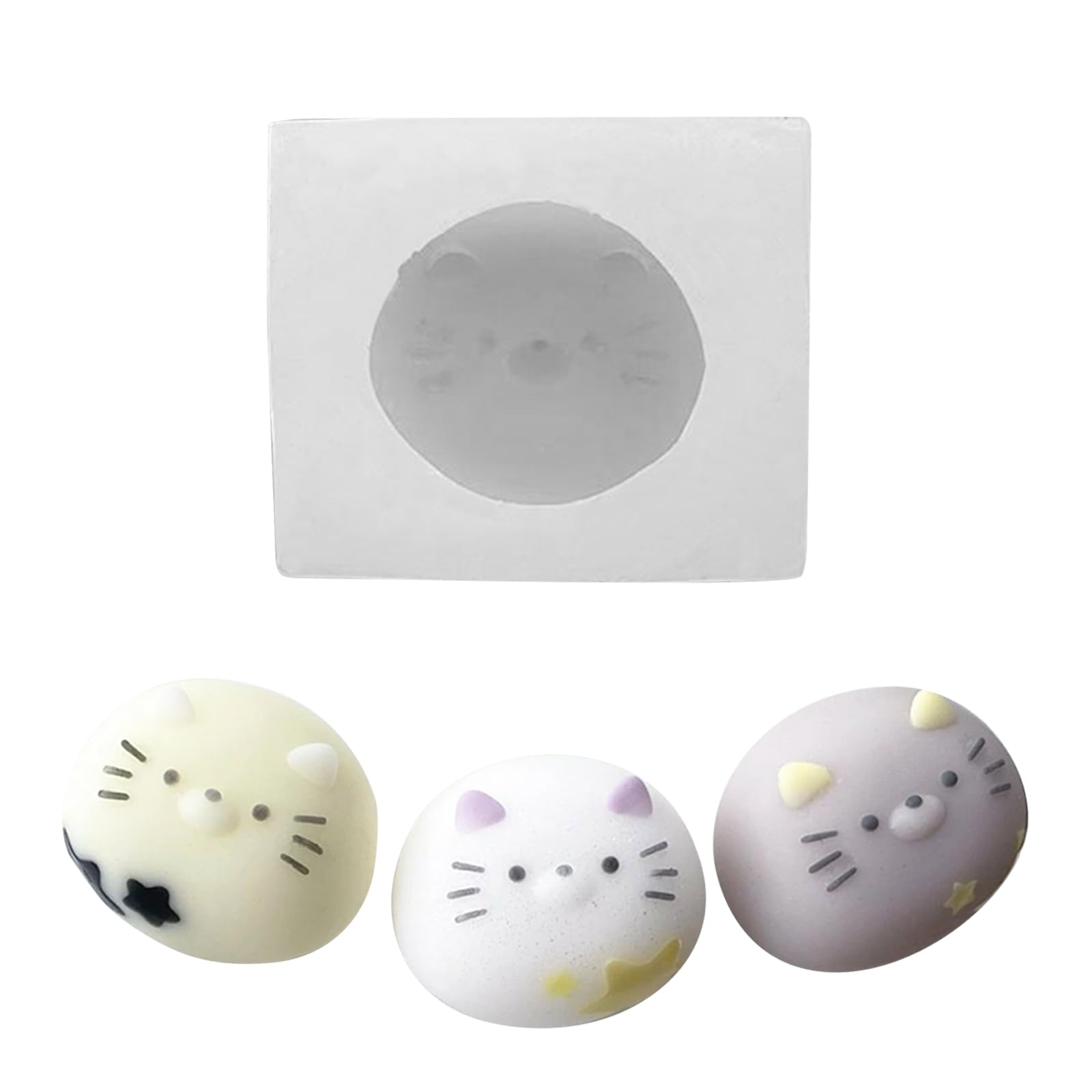 

PNHAEH Силіконовий Сквіші УФ Смола Тварина 3D Ручна робота Мила Глина Багаторазова Форма для сквіші Форма, Форма, Обличчя, Ведмідь, Панда, Порося, Риба, Кошеня, Щеня, Кролик,