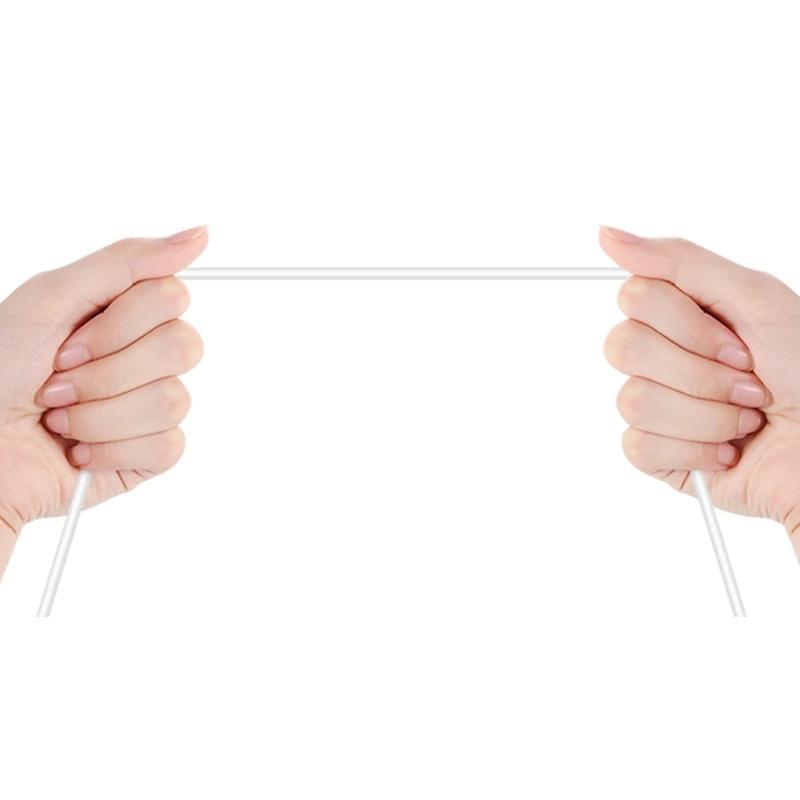 5A Micro USB kabel pro Samsung Huawei Huawei Xiaomi 1M/2M datový kabel pro rychlé nabíjení Drátový kabel Bílý tučný kabel pro Micro