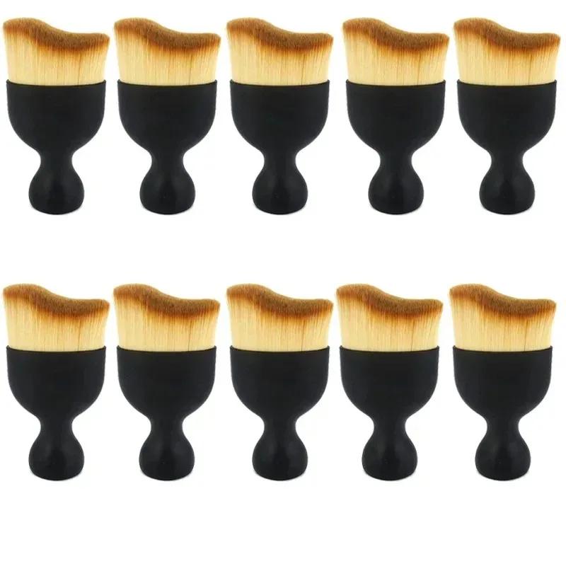 10/1pcs Car Interior Dust Sweeping Soft Brushes With Cover Car Conditioner Air Outlet Center Console Detailing Cleaning Brush