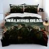 Horror TV The Walking Dead Lincoln Bettdecke Bettwäscheset, Bettbezug Bettset Steppdecke Kissenbezug, King Queen Size Bettwäscheset