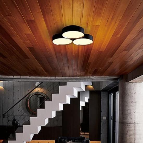 Artwork Studio Phantom LED Ceiling Light, 8-tatami Room Size [LED Bulb Included], 40,000 Hours, Dimmable, Color Adjustable (warmwhite), Indirect