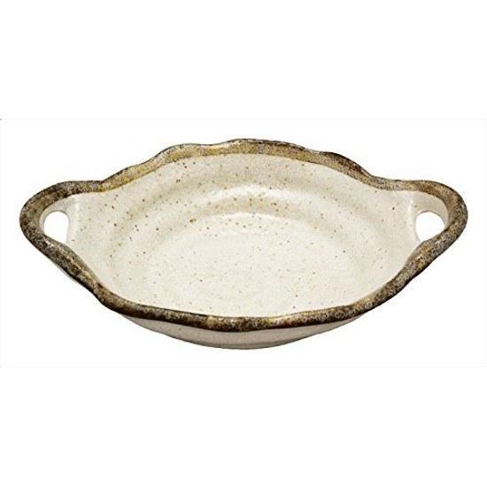 Mino Ware Shiro Karatsu Double Handle Small Bowl K11227