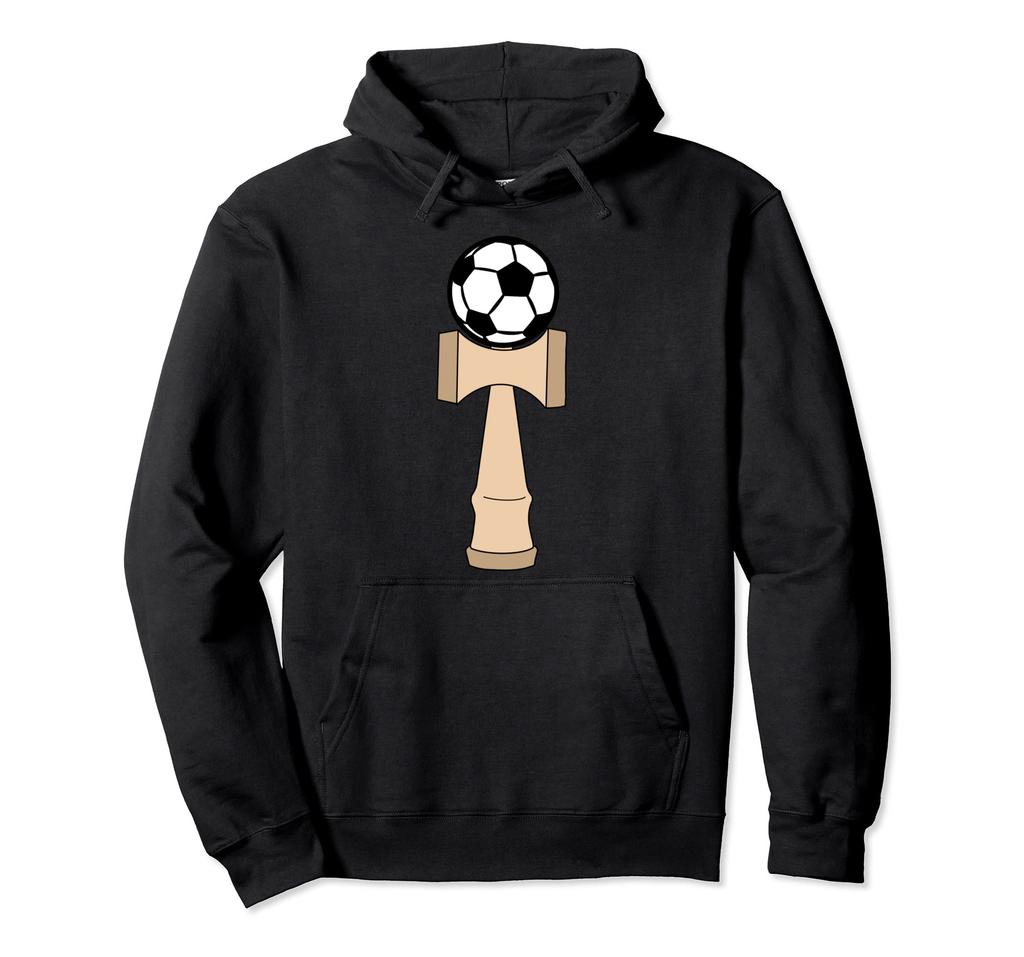 Kendama Soccer Ball I Kids Teens Hoodie